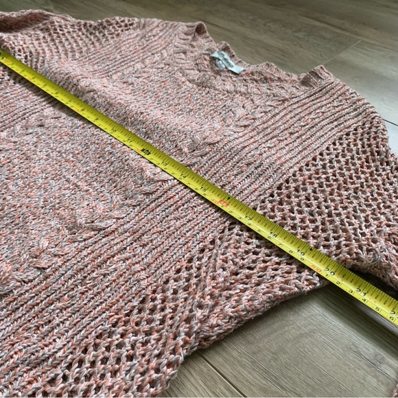 MADEWELL PINK KNIT 3/4 SLEEVE SWEATER SIZE SMALL - Picture 8 of 8